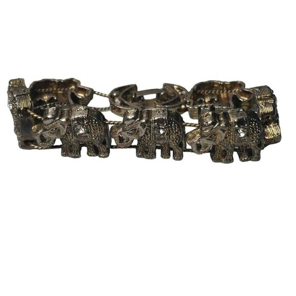 Vintage Elephant Bracelet - Picture 1 of 7